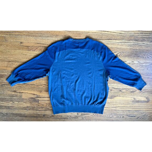 Rag & Bone New York Blue Silk Blend Pullover Sweater Top  Women's Size XXL - Picture 6 of 11